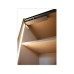 Gold Dulap 2500 Crem cu usi MDF Lucios si Oglinda